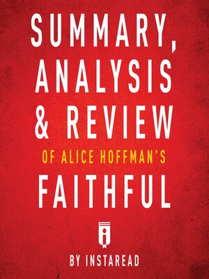 cover image of Summary, Analysis & Review of Alice Hoffman's Faithful